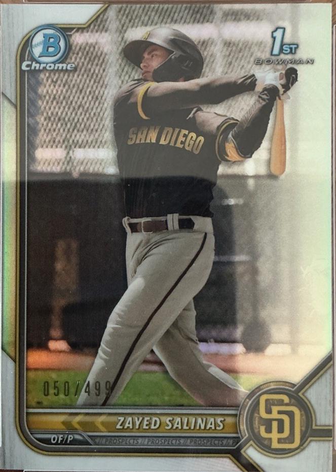 Zayed Salinas [Refractor] #BCP-122