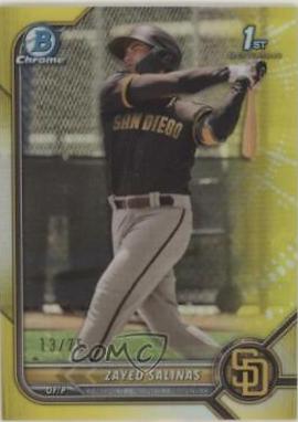 Zayed Salinas [Yellow Refractor] #BCP-122
