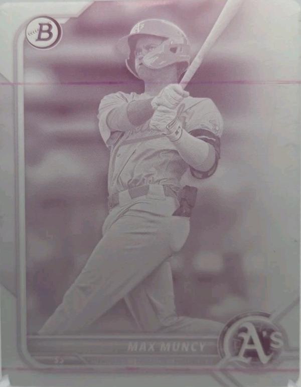 Max Muncy [Printing Plate] #BD-69