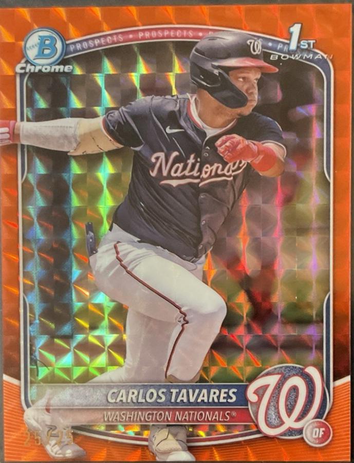 Carlos Tavares [Orange Geometric] #BCP-28