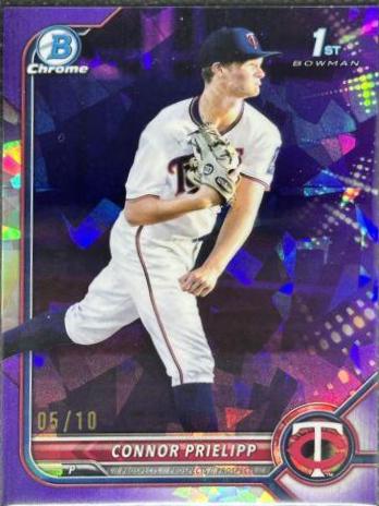 Connor Prielipp [Sapphire Purple Refractor] #BDC-8