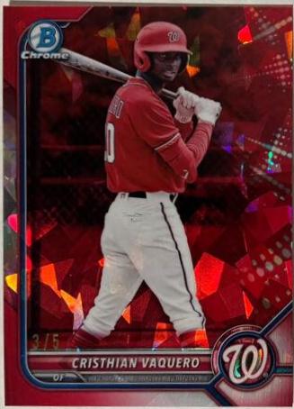 Cristhian Vaquero [Sapphire Red Refractor] #BDC-64