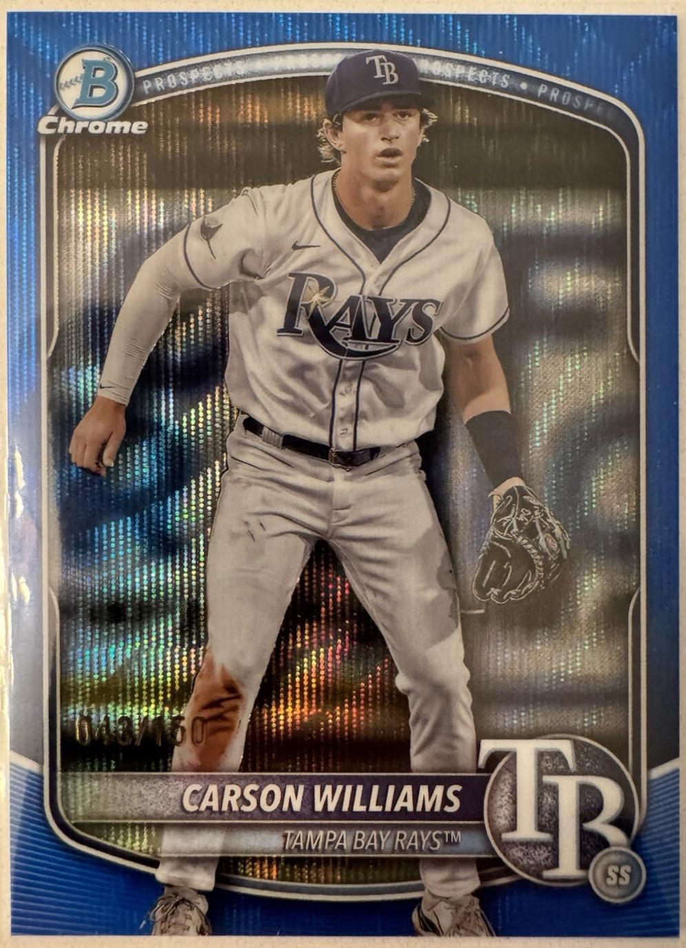 Carson Williams [Blue Mega Refractor] #BCP-234