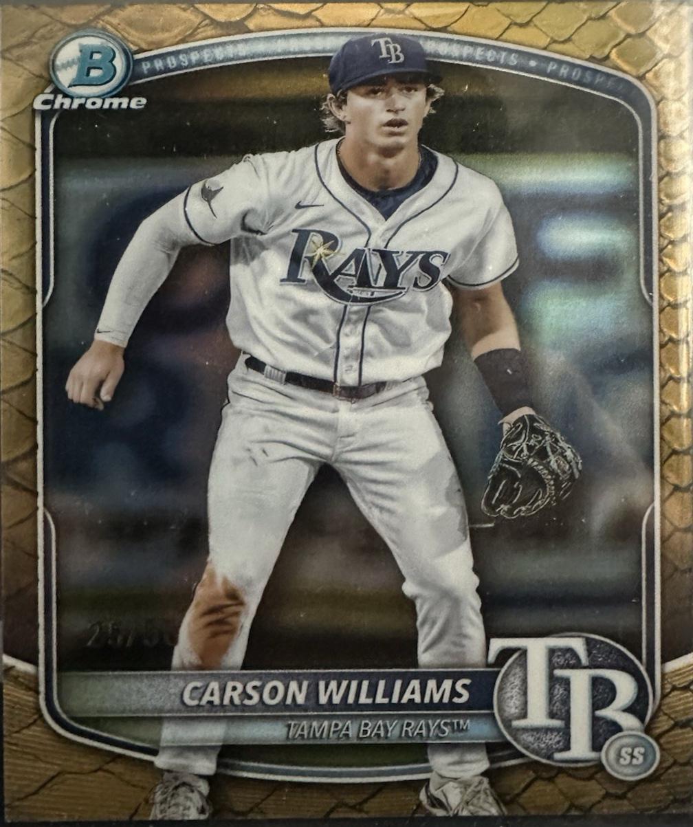 Carson Williams [Gold Mega Refractor] #BCP-234