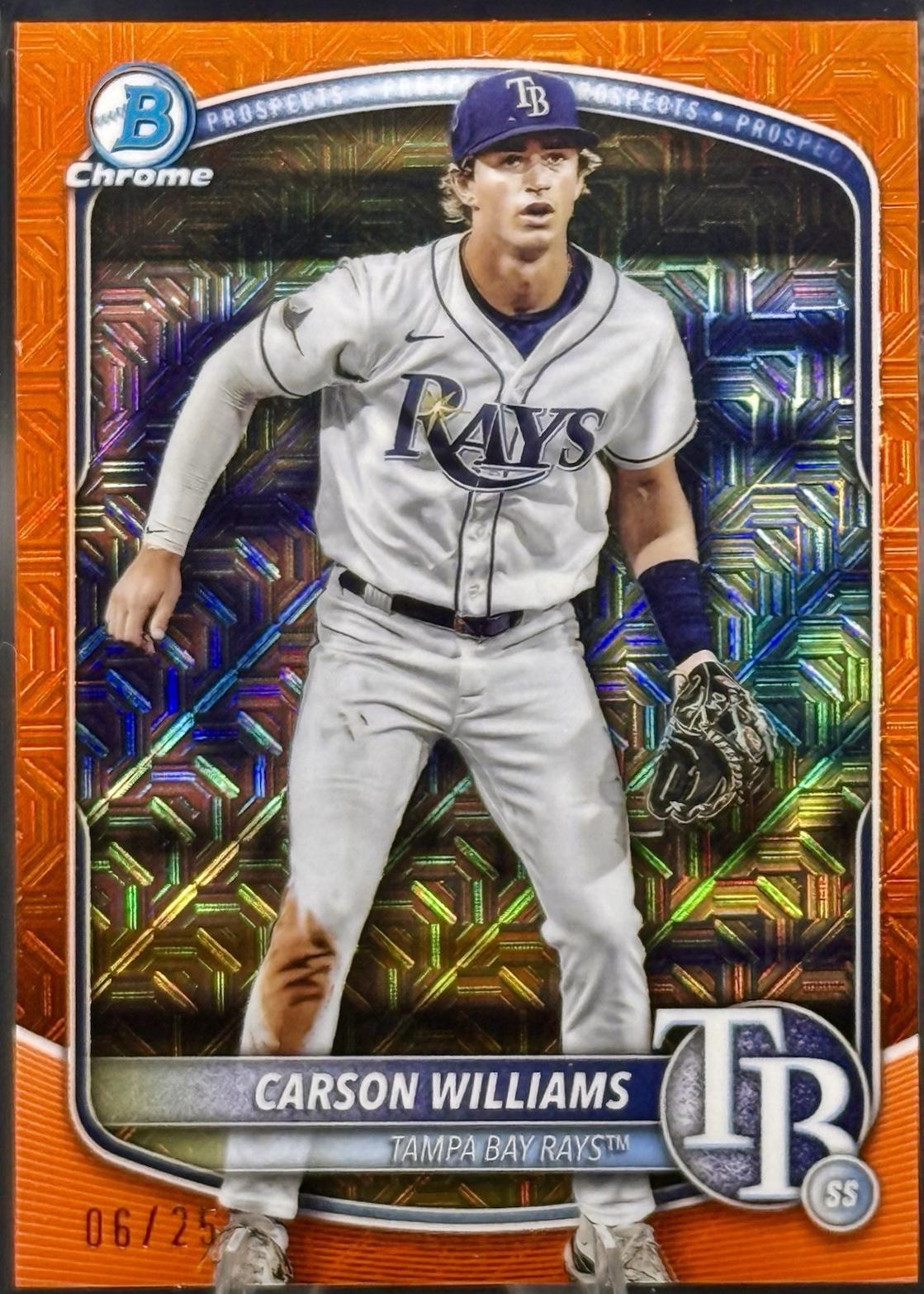 Carson Williams [Orange Mega Refractor] #BCP-234