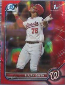 Elijah Green [Red Lava Refractor] #BDC-23
