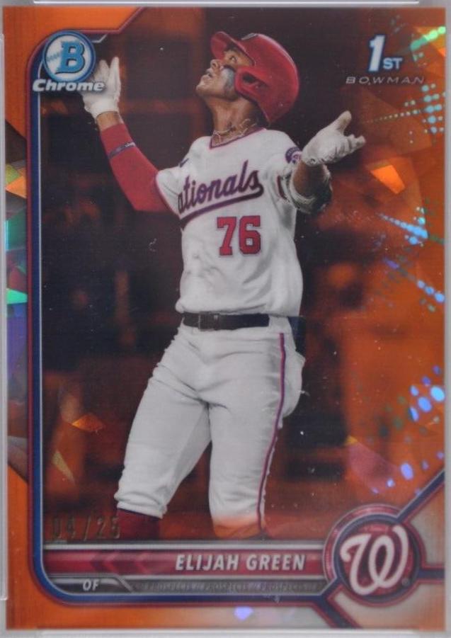 Elijah Green [Sapphire Orange Refractor] #BDC-23