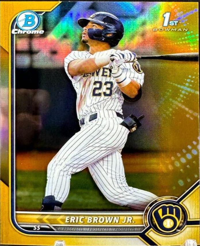 Eric Brown Jr. [Gold Refractor] #BDC-48
