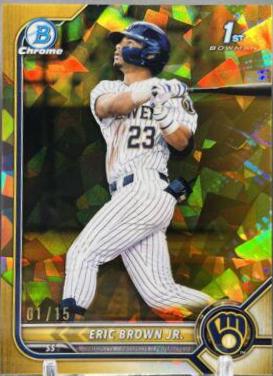 Eric Brown Jr. [Sapphire Gold Refractor] #BDC-48
