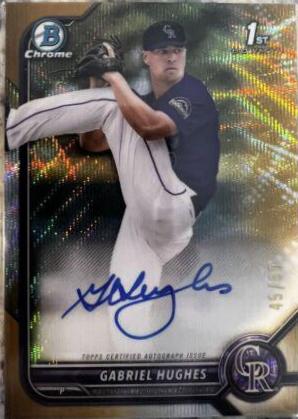 Gabriel Hughes [Gold Refractor] #BDC-151