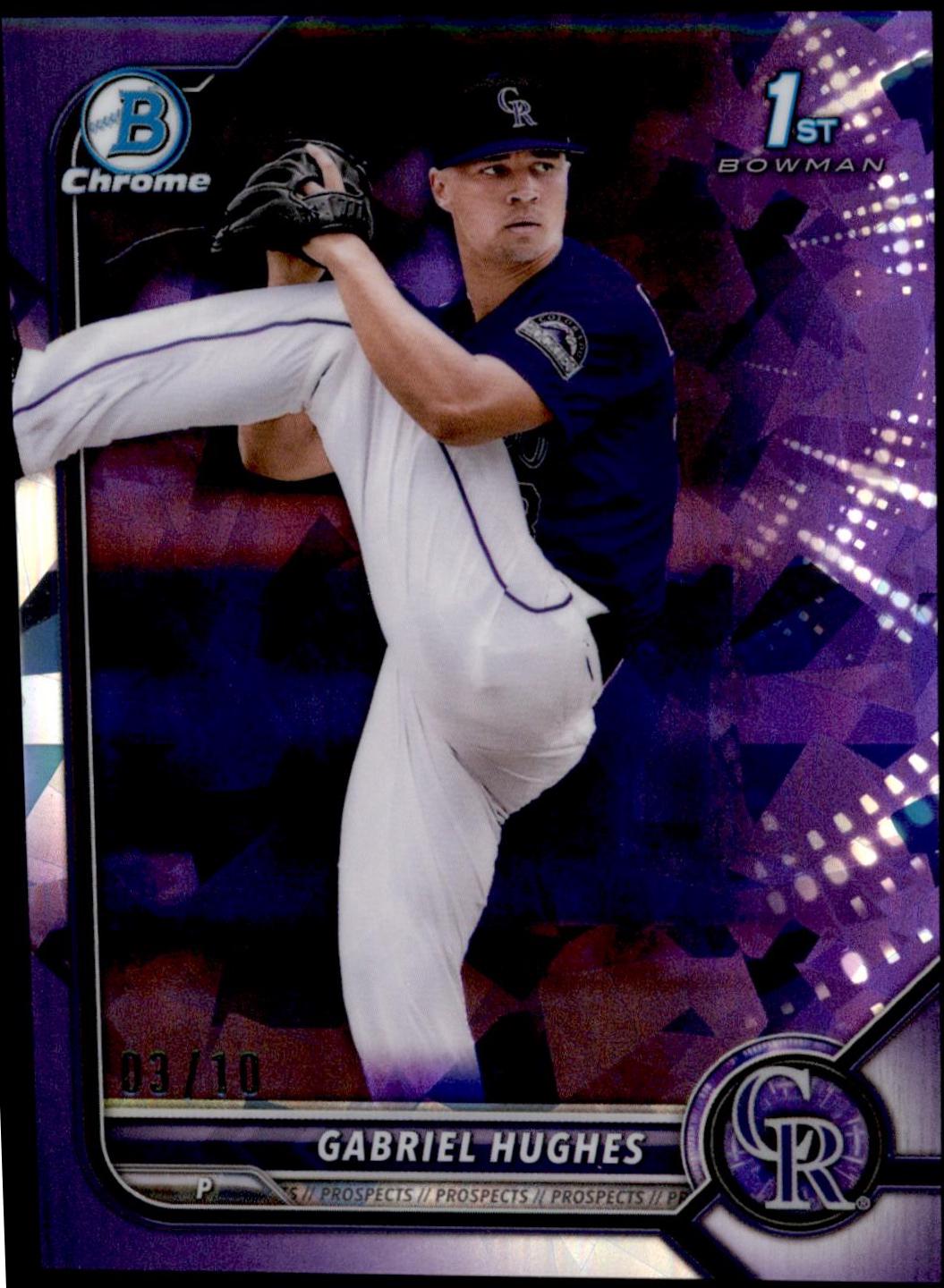 Gabriel Hughes [Sapphire Purple Refractor] #BDC-151