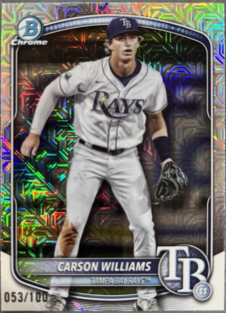 Carson Williams [Steel Metal Mega Refractor] #BCP-234