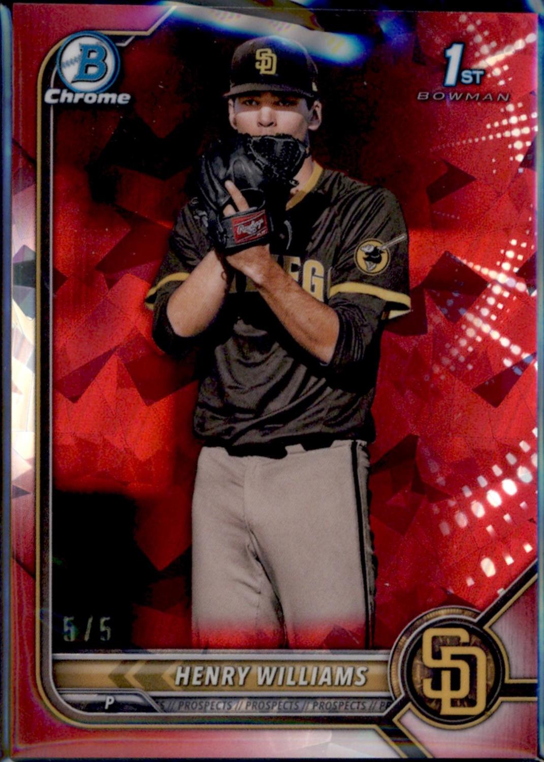 Henry Williams [Sapphire Red Refractor] #BDC-119