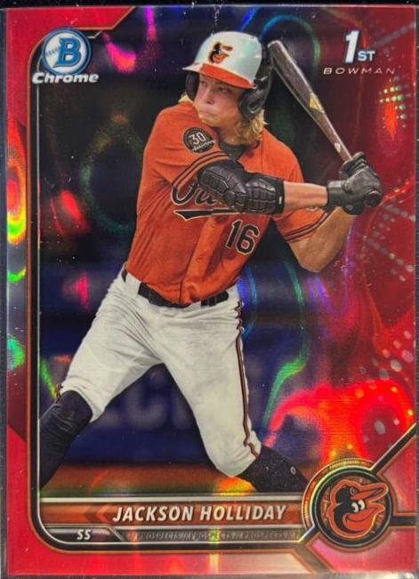 Jackson Holliday [Red Lava Refractor] #BDC-168