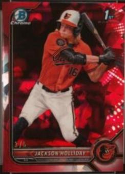 Jackson Holliday [Sapphire Red Refractor] #BDC-168