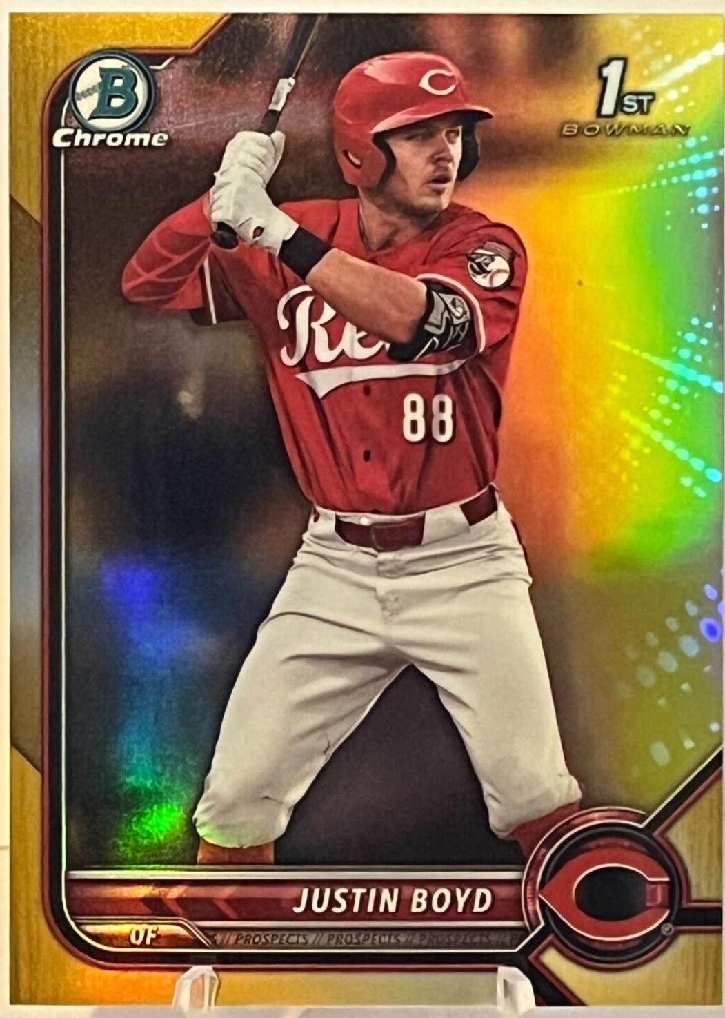 Justin Boyd [Gold Refractor] #BDC-13