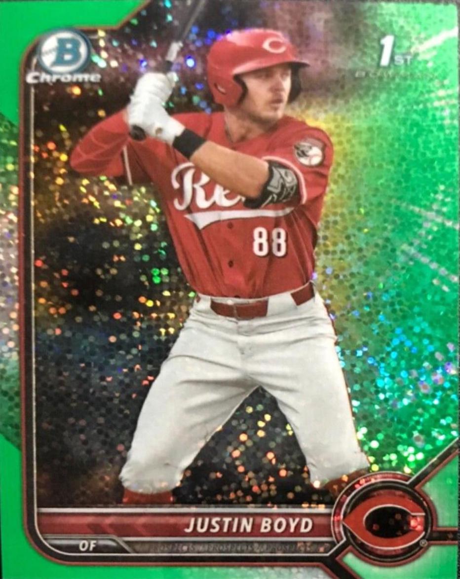 Justin Boyd [Green Sparkle Refractor] #BDC-13