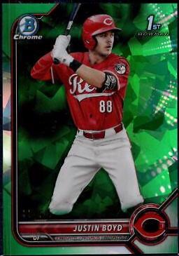 Justin Boyd [Sapphire Green Refractor] #BDC-13