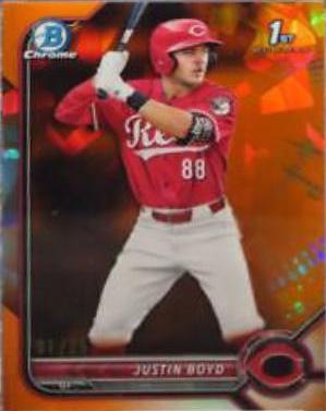 Justin Boyd [Sapphire Orange Refractor] #BDC-13