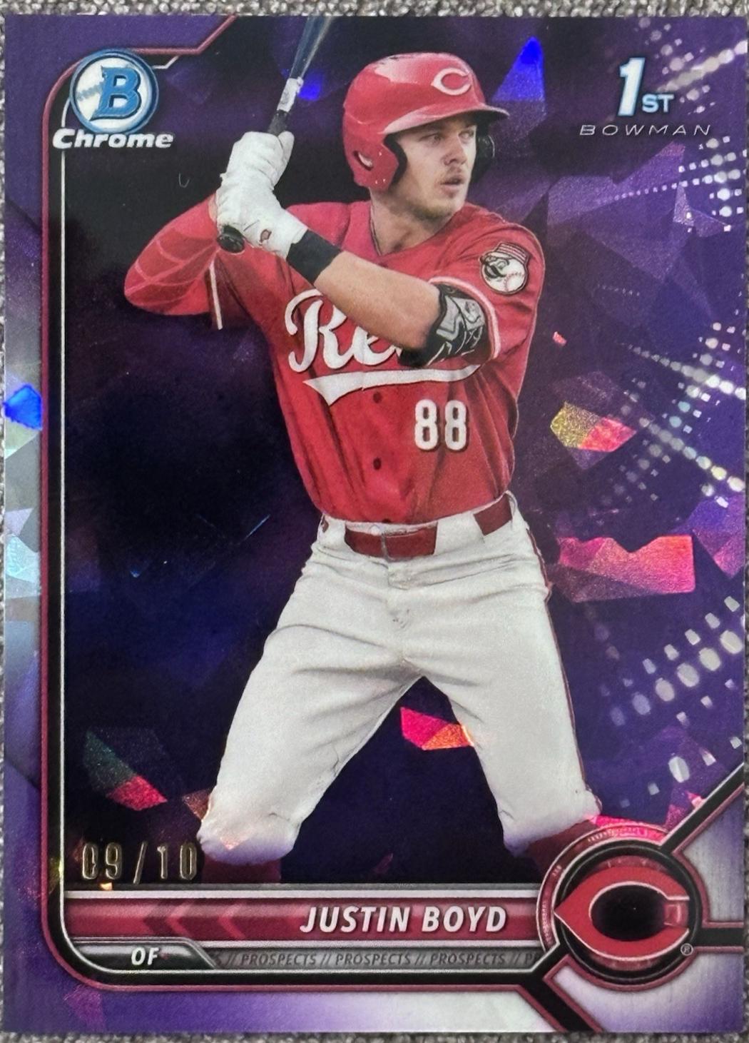 Justin Boyd [Sapphire Purple Refractor] #BDC-13