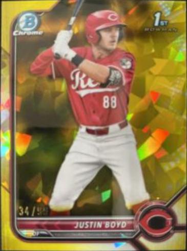 Justin Boyd [Sapphire Yellow Refractor] #BDC-13