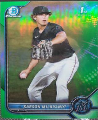 Karson Milbrandt [Green Refractor] #BDC-87