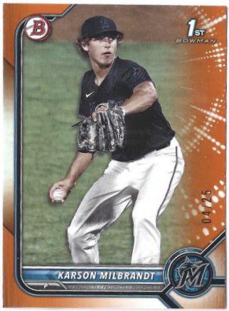 Karson Milbrandt [Orange Refractor] #BDC-87