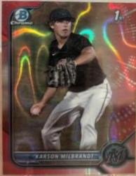 Karson Milbrandt [Red Lava Refractor] #BDC-87