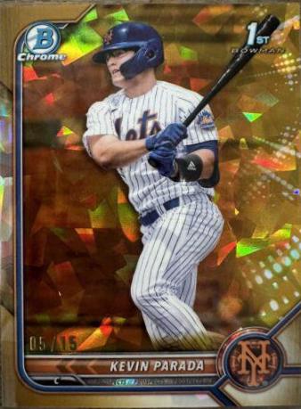 Kevin Parada [Sapphire Gold Refractor] #BDC-47