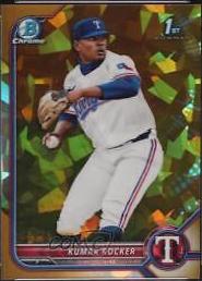 Kumar Rocker [Sapphire Gold Refractor] #BDC-164