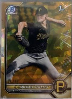 Michael Kennedy [Sapphire Gold Refractor] #BDC-128