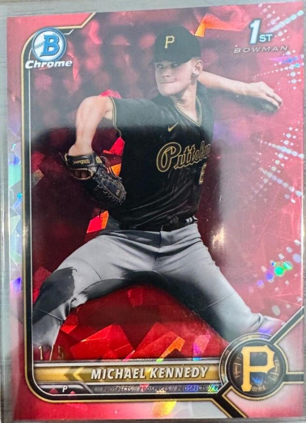 Michael Kennedy [Sapphire Red Refractor] #BDC-128
