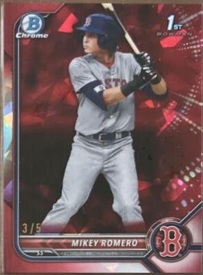 Mikey Romero [Sapphire Red Refractor] #BDC-42