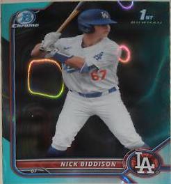 Nick Biddison [Aqua Lava Refractor] #BDC-165