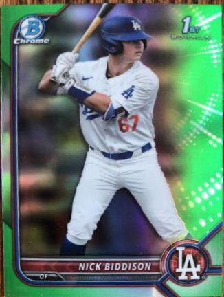 Nick Biddison [Green Refractor] #BDC-165
