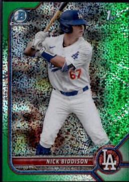 Nick Biddison [Green Sparkle Refractor] #BDC-165