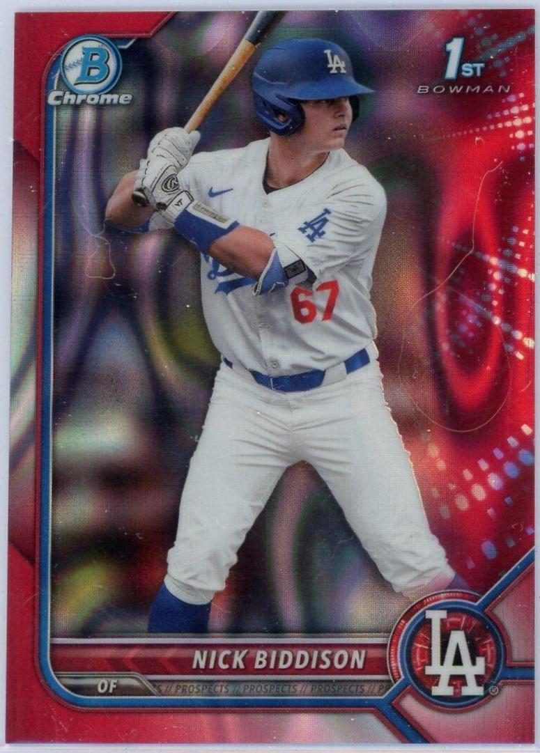 Nick Biddison [Red Lava Refractor] #BDC-165
