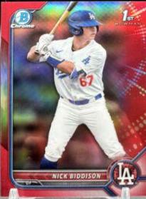 Nick Biddison [Red Refractor] #BDC-165