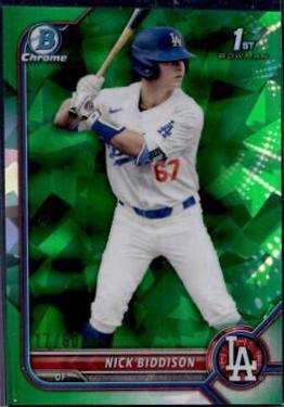 Nick Biddison [Sapphire Green Refractor] #BDC-165
