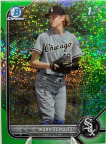 Noah Schultz [Green Sparkle Refractor] #BDC-56