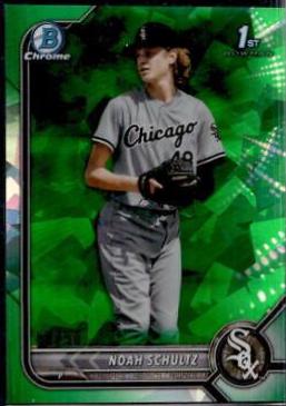Noah Schultz [Sapphire Green Refractor] #BDC-56