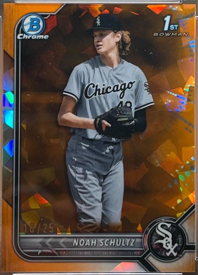 Noah Schultz [Sapphire Orange Refractor] #BDC-56