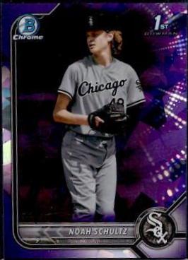 Noah Schultz [Sapphire Purple Refractor] #BDC-56
