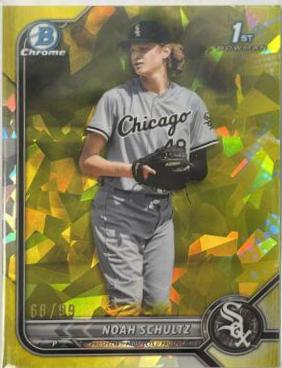 Noah Schultz [Sapphire Yellow Refractor] #BDC-56