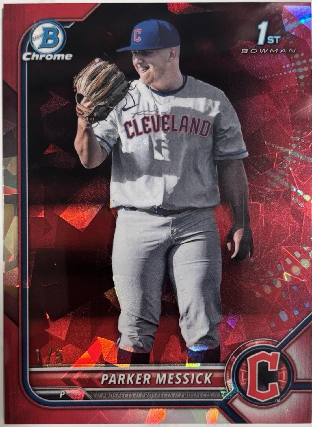 Parker Messick [Sapphire Red Refractor] #BDC-71