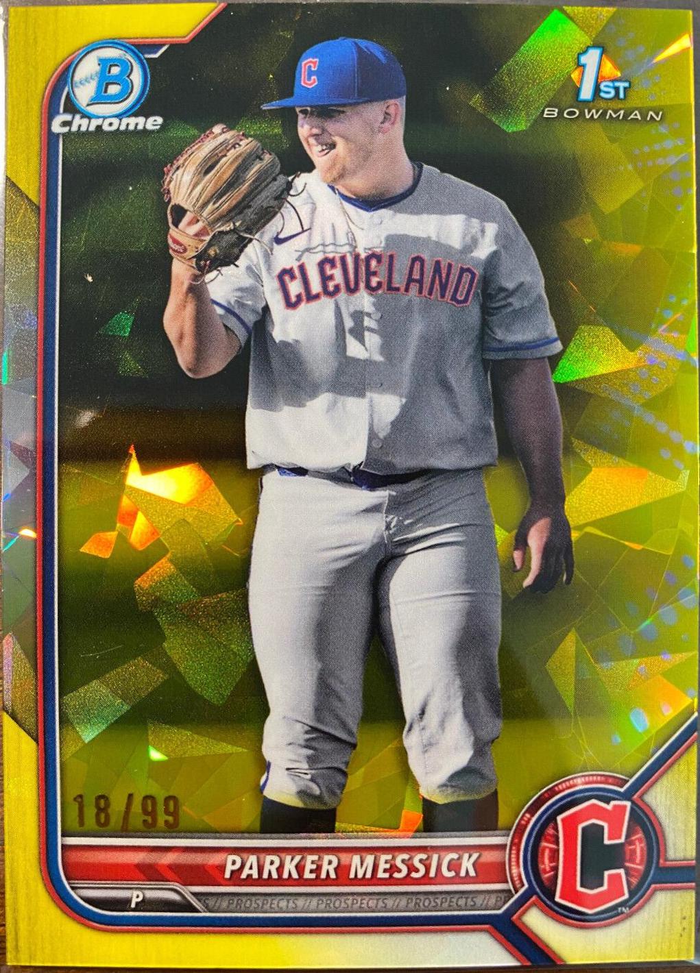 Parker Messick [Sapphire Yellow Refractor] #BDC-71