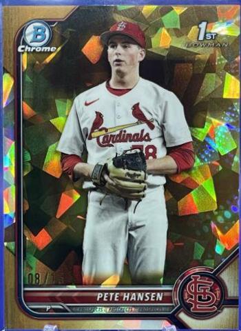 Pete Hansen [Sapphire Gold Refractor] #BDC-176