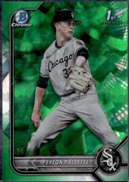 Peyton Pallette [Sapphire Green Refractor] #BDC-177
