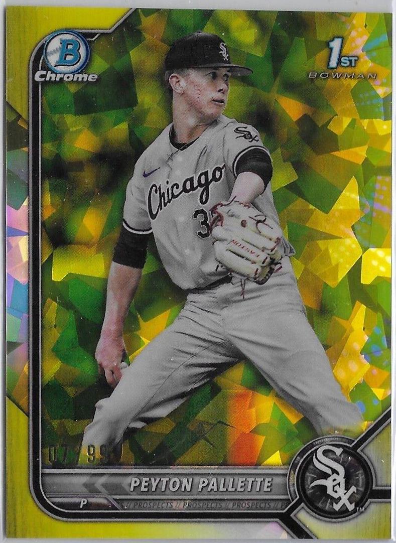 Peyton Pallette [Sapphire Yellow Refractor] #BDC-177