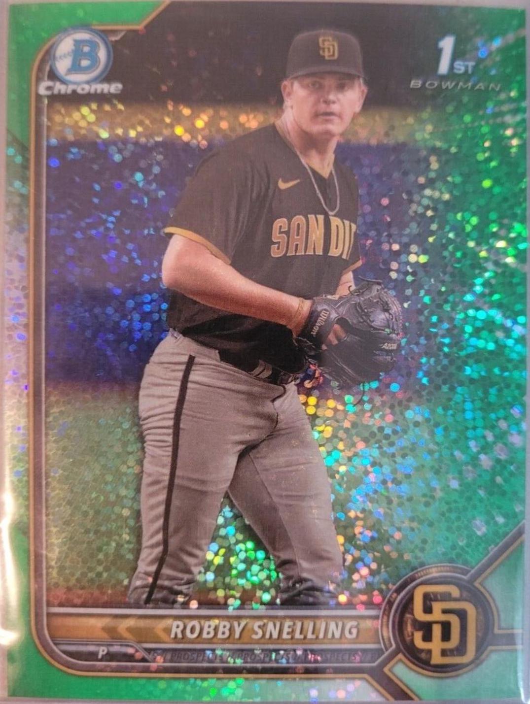 Robby Snelling [Green Sparkle Refractor] #BDC-82